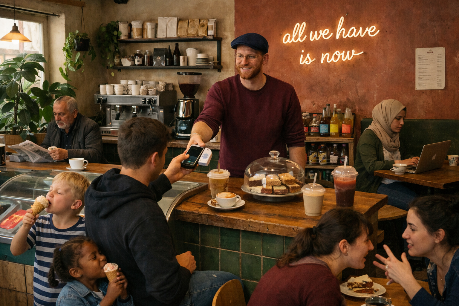 ivo's café — ein lebendiger Nachmittag mit Kaffee, Eis und guten Menschen